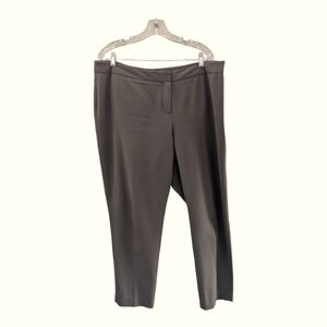 Ellen Tracy Olive Trouser Pants,size 14